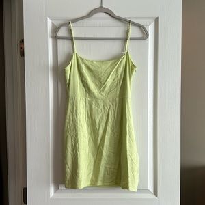 Mini lime green dress